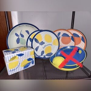 BUNDLE: Italian Themed Dinnerware & Serveware 🍋🍊🇮🇹